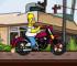 simpsons family race